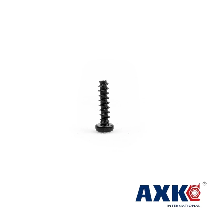

1000pcs round head screws M1 M1.2 M1.4 M1.6 M1.7 M2 M2.3 M3 M4 screws black Nickel phone screws Precision small screw PM