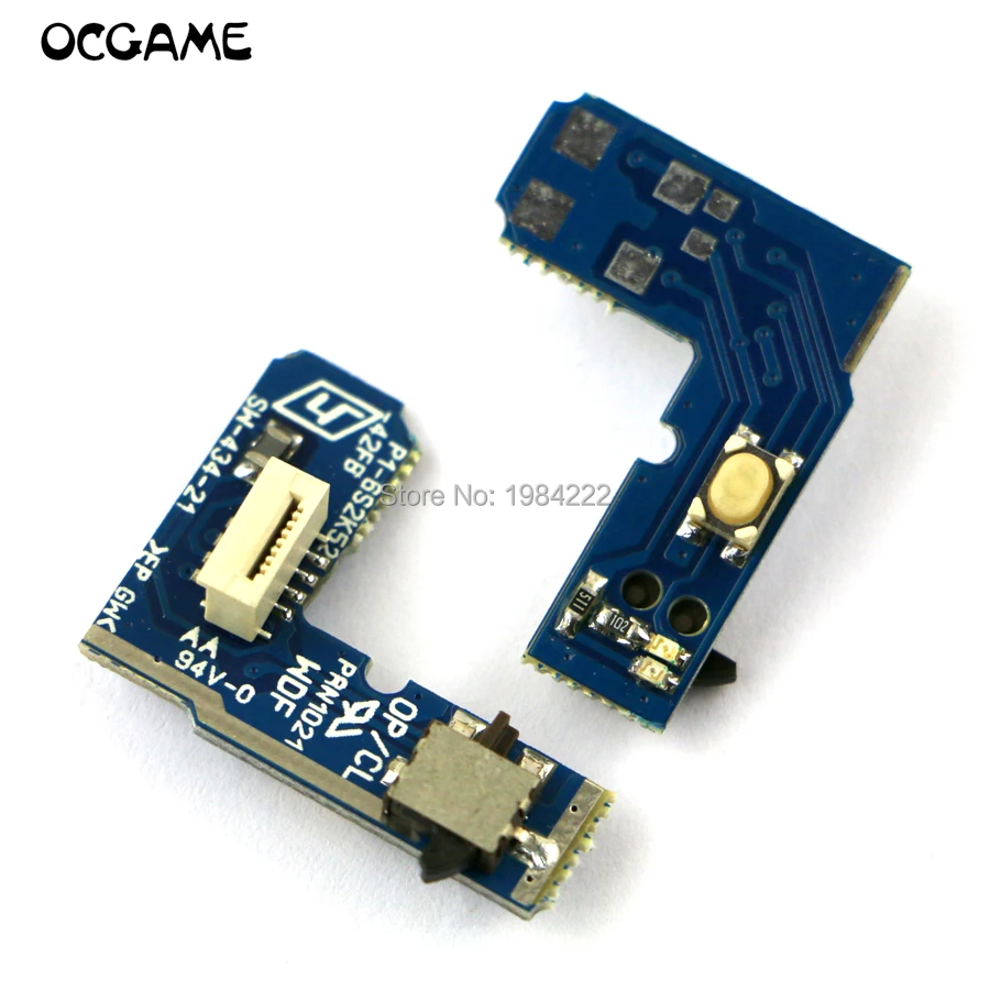 OCGAME 10 шт./лот запасная часть переключатель сброса платы питания PCB on off board для PS2 Slim