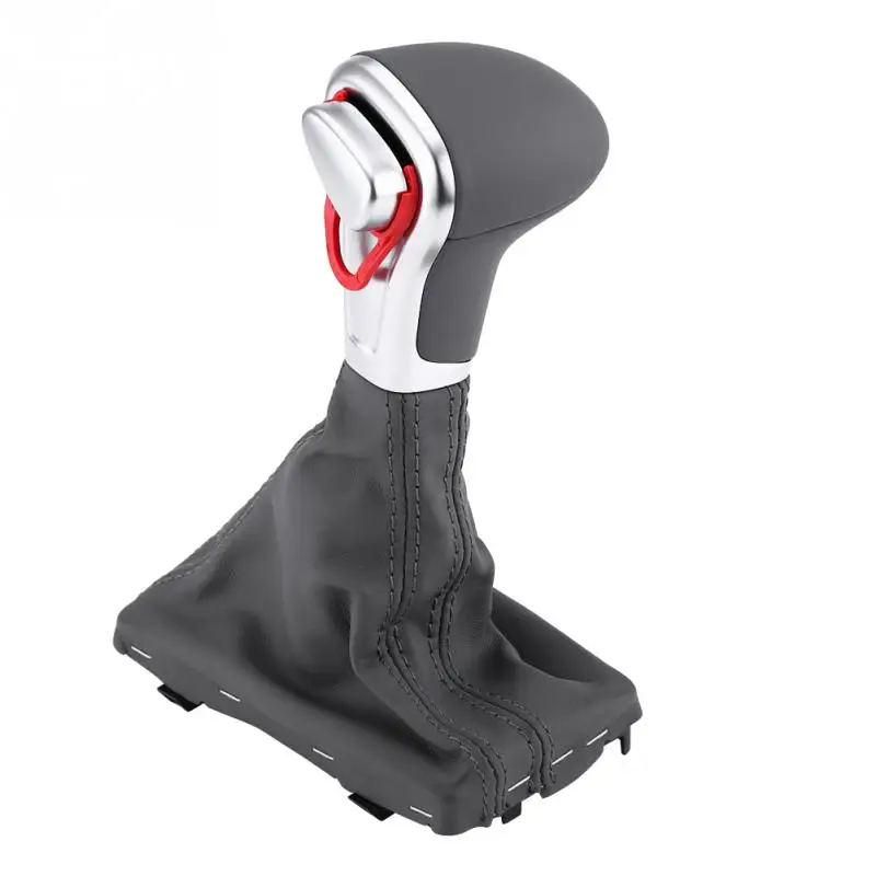 

Car Gear Shift Stick Knob + Gaiter Boot Cover DSG S-Tronic for Audi B8 A4 A5 Q5 2009-2016