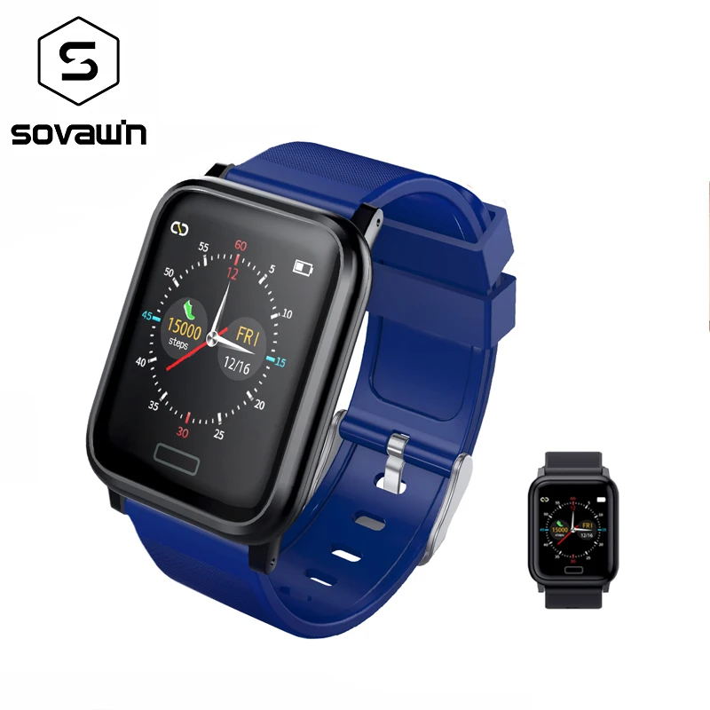 Sport Smart Watch Call Reminder Heart Rate On Wrist Waterproof Blood Pressure Men Women for Xiaomi Samsung | Электроника