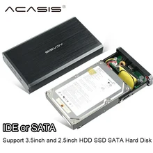 ACASIS USB 2.0 SATA & IDE Interface 3.5 inch HDD SSD Enclosure Mobile hard disk Box aluminum-magnesium alloy support up to 10TB