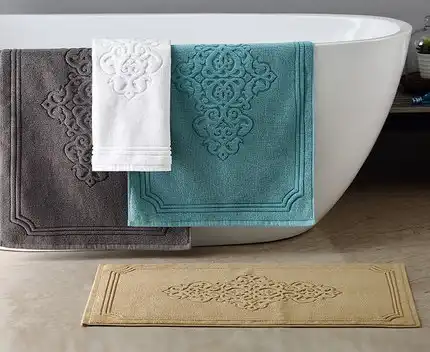 50 80cm 100 Cotton Hotel Flool Towel Mat Bathroom Towels