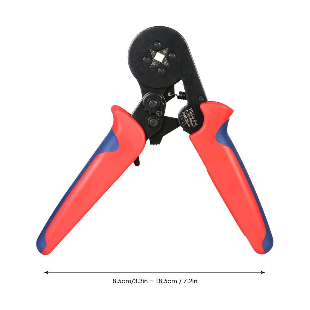 Высокое качество Мультитул щипцы плоскогубцы квадратный крепление с храповым механизмом инструмент саморегулируемый обжимной плоскогубцы для кабеля конец-рукава наконечники