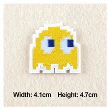 1PC Patches For Clothing Cartoon rocket Embroidery 4.1×4.7cm Patches For Apparel Bags DIY Accessories