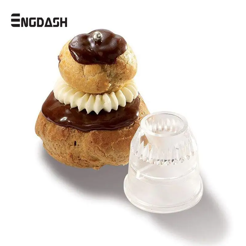 

ENGDASH 2pcs/Set Icing Tube Plastic Icing Tips Nozzles Sugarcraft Cake Decorating Tools Icing Tube Baking & Pastry Kitchen Tools