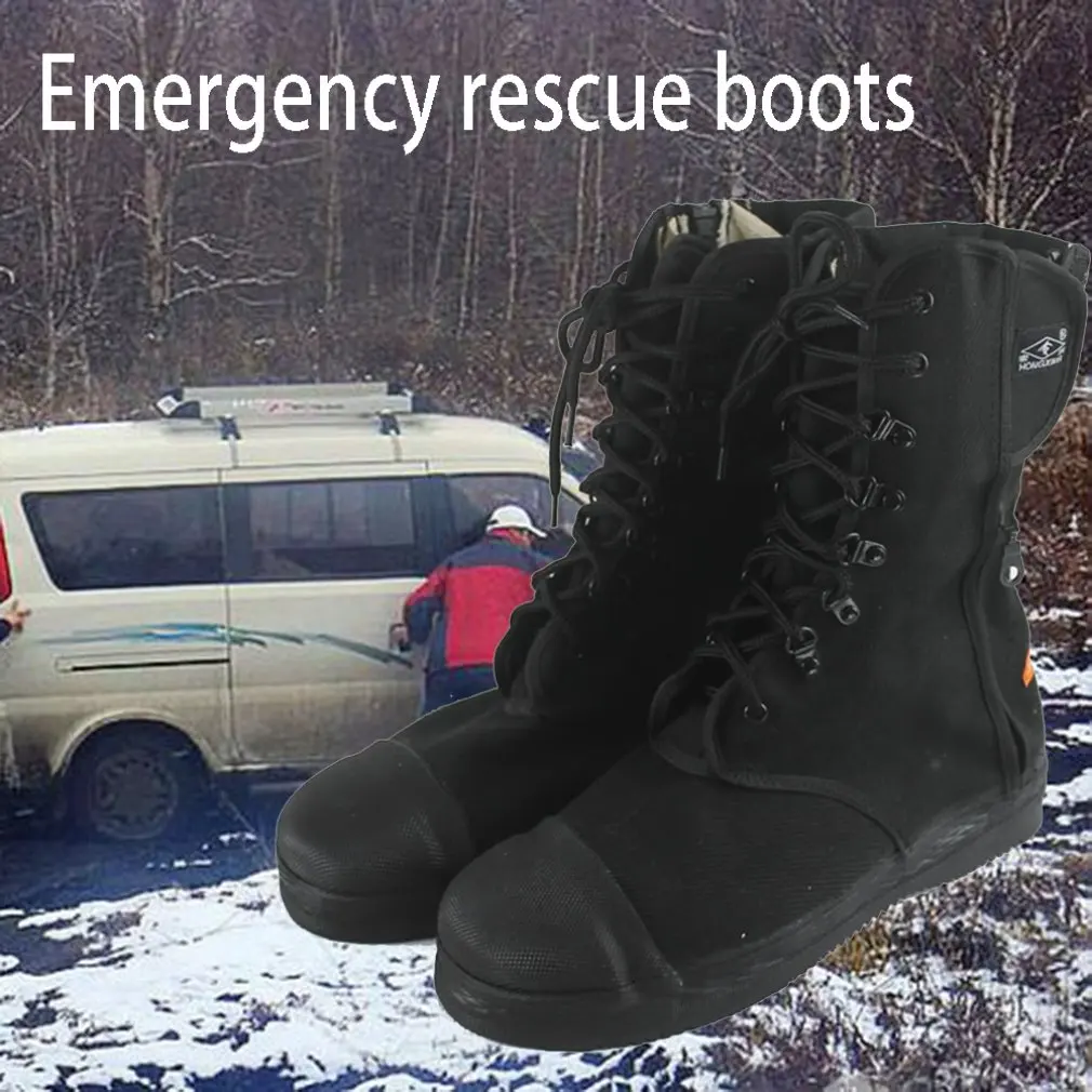 DA-088, удобные противоскользящие пожарные спасательные ботинки, защитные ботинки, противопрокольные сапоги пожарного труда, страховая обувь