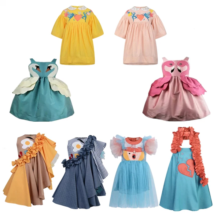 

In stock! children's dress 2019 new summer girl dress kids clothes girl party dress 2-10 years old