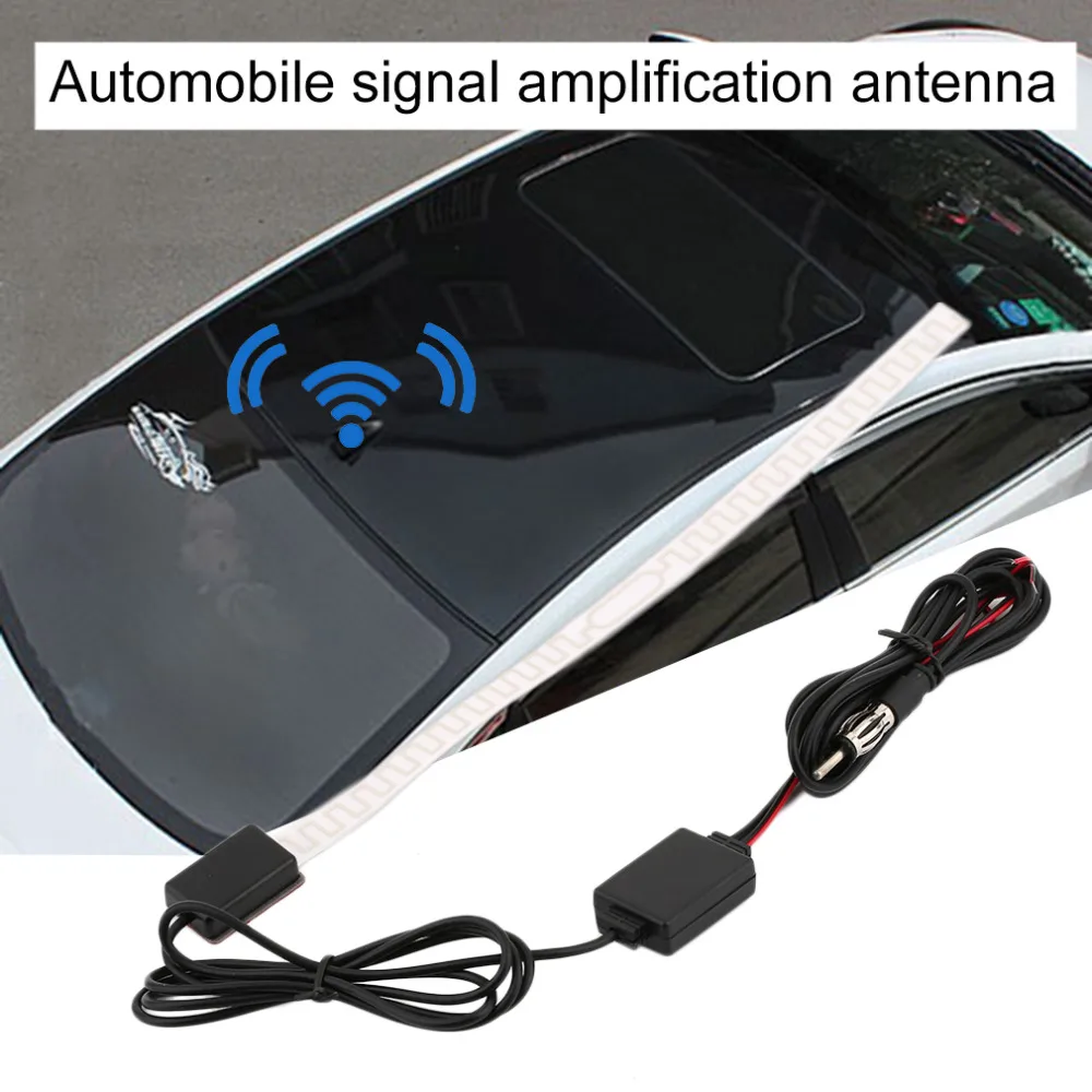 

Hot Sale Car Antenna Radio Aerial Car Signal Radio Reception Amplifier Car Digital Automobile TV Aerial FM Car-styling