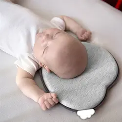 Детские Подушка для новорожденного младенца поддержка подушки предотвратить плоская подушка для головы детская комната кроватки