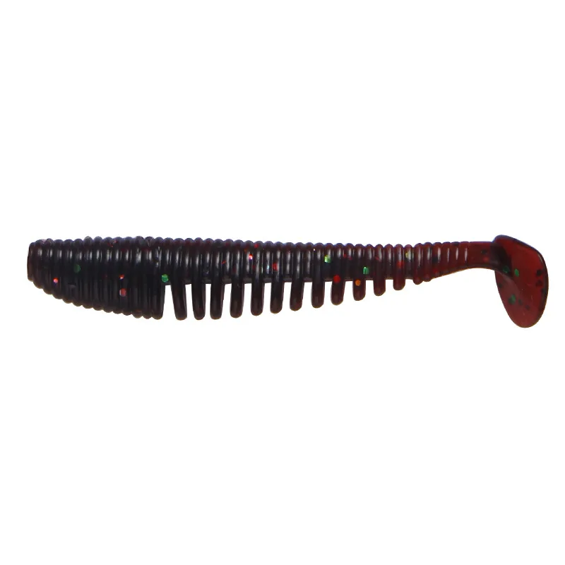 Thread T-tail Lure Soft Bait Soft Lure Bait 8cm/37.8g 10/PCS Wobblers Worm Outdoor Fish Food Fish Bait Fishing Gear jooyoo