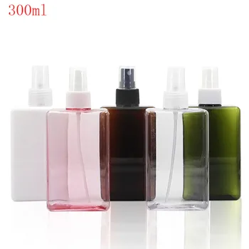 

(20pcs)300ML empty variety of color square plastic spray bottles 300cc Perfume spray bottle Make-up water bottle