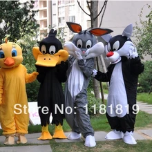 Талисман утка Кролик кошка костюм талисмана Модный на заказ костюм аниме косплей мультфильм маскарадный костюм карнавальный костюм