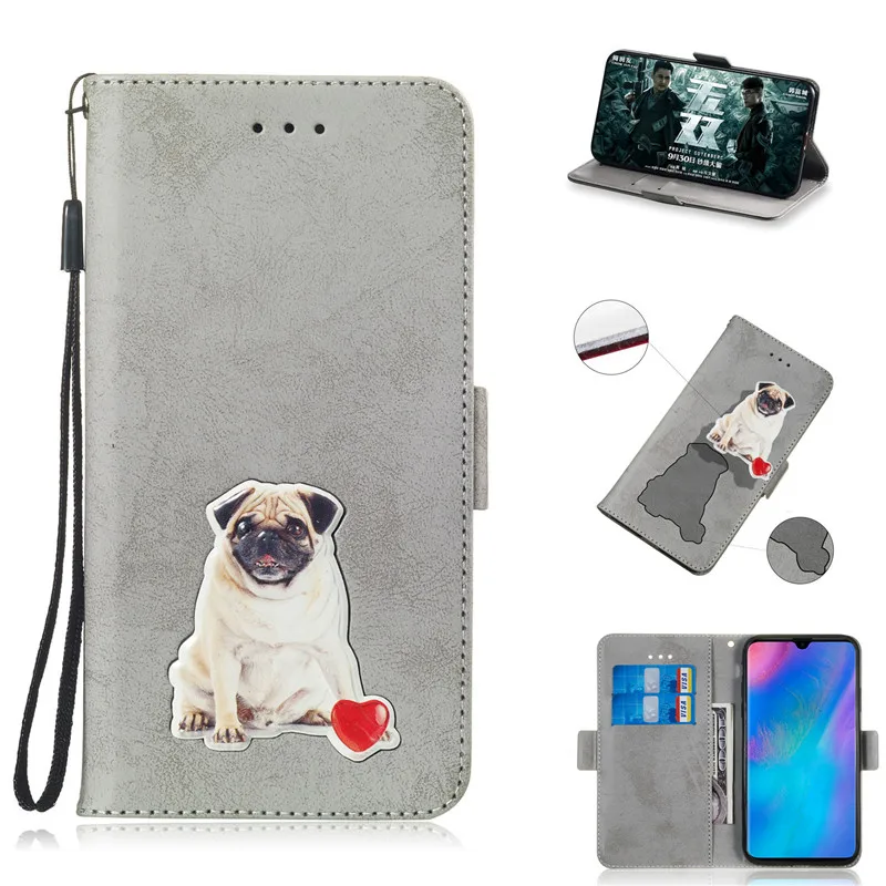 Animal Elements Luxury Flip Leather Case For Huawei Honor View 20 Pure Color Case Cover For Huawei Honor View20 Mobile phone bag (7)