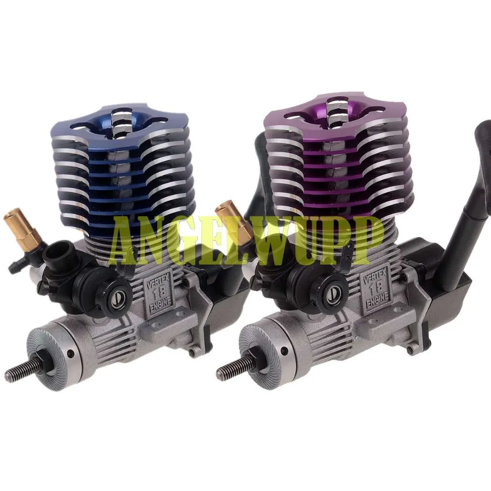 

DQR 02060 PURPLE HSP VX 18 Engine 2.74cc Pull Starter RC Nitro Car Buggy EG630 1:10 RC123 Store