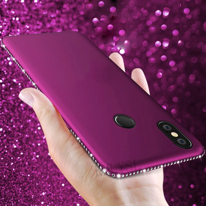 

Diamond Silicone Case for Xiaomi Redmi Note 7 6 Pro 4X 5 Plus 5A 6A Soft TPU Cover For Xiaomi Mi 9 8 SE Mi A1 A2 Lite 5X 6X Case