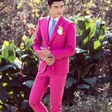 Мужские дизайнерские костюмы. Приталенный мужской костюм жениха Свадебные вечерние Смокинги Костюмы вечерние костюмы куртка+ брюки