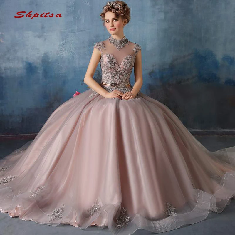 Quinceanera Dresses Ball Gown Crystals Beaded Prom Debutante Sixteen 15 Sweet 16 Dress vestidos de 15 anos