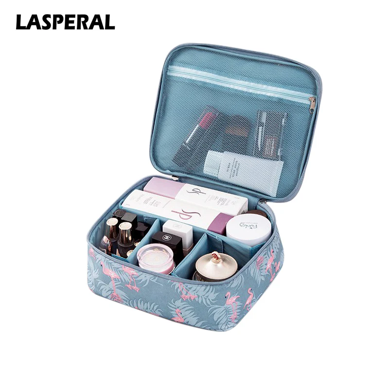 

Lasperal Zipper New Travel Wash Pouch Toiletry Travel Storage Bag Mini Casual Portable Cosmetic Bag Waterproof Makeup Organizer