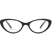 Очки кошачий глаз оправа для женщин Оптические очки дужки на пружине рецепт кошачий глаз очки, ацетат очки для чтения красный маленький 9857