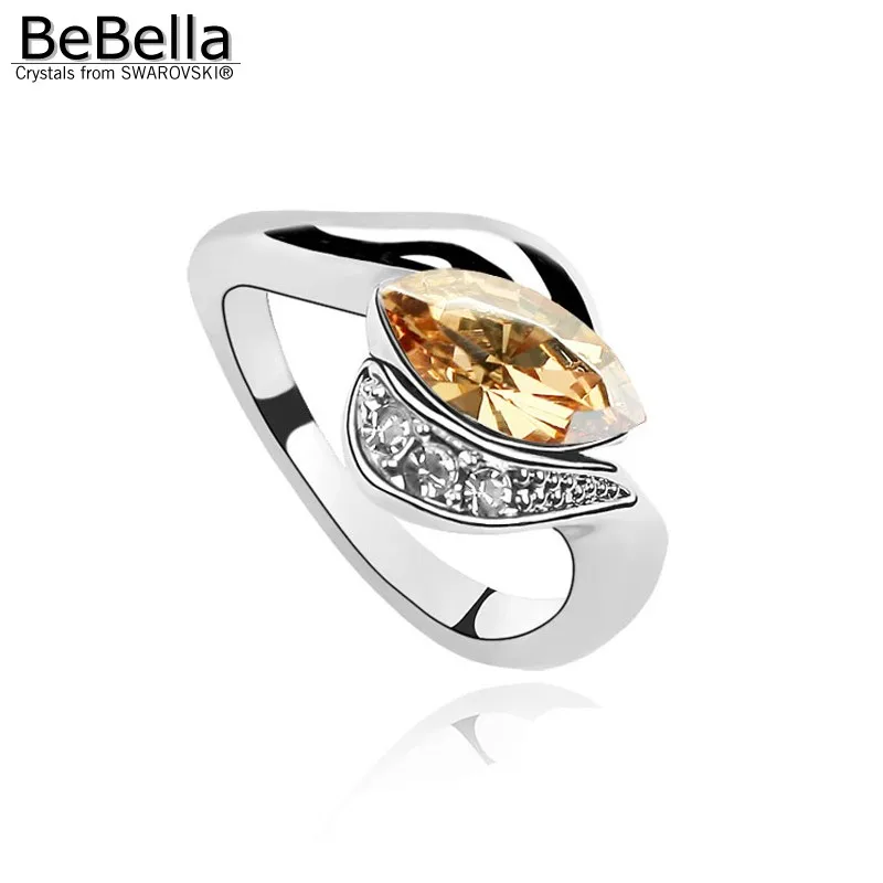 

BeBella crystal ring wedding jewelry made with Austrian Crystals from Swarovski color size optional for girls Christmas gift