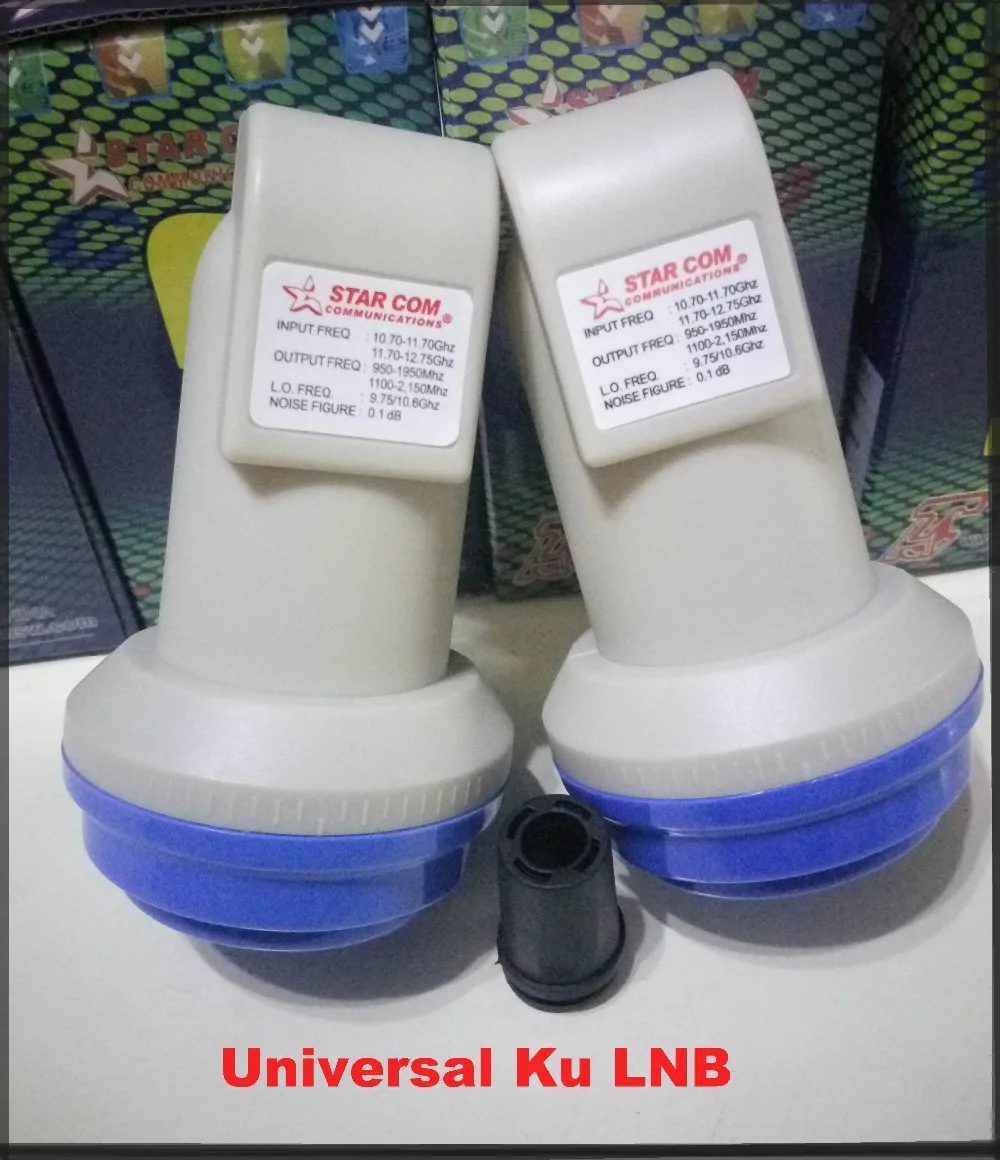 

STARCOM SR-320 free shipping Best Signal digital HD Universal KU Band Single LNB High Gain Low noise satellite Dish LNBsh LNB