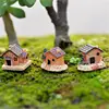 3pc Mini Small House Cottages DIY Toys Crafts Figure Moss Terrarium Fairy Garden Ornament Landscape Decor Random Color Dollhouse ► Photo 2/6