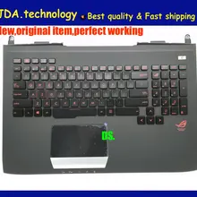 Wellendorff верхний чехол для Asus G751J G751JL G751JM Упор для рук США клавиатура верхняя крышка 90NB06G1-R30300