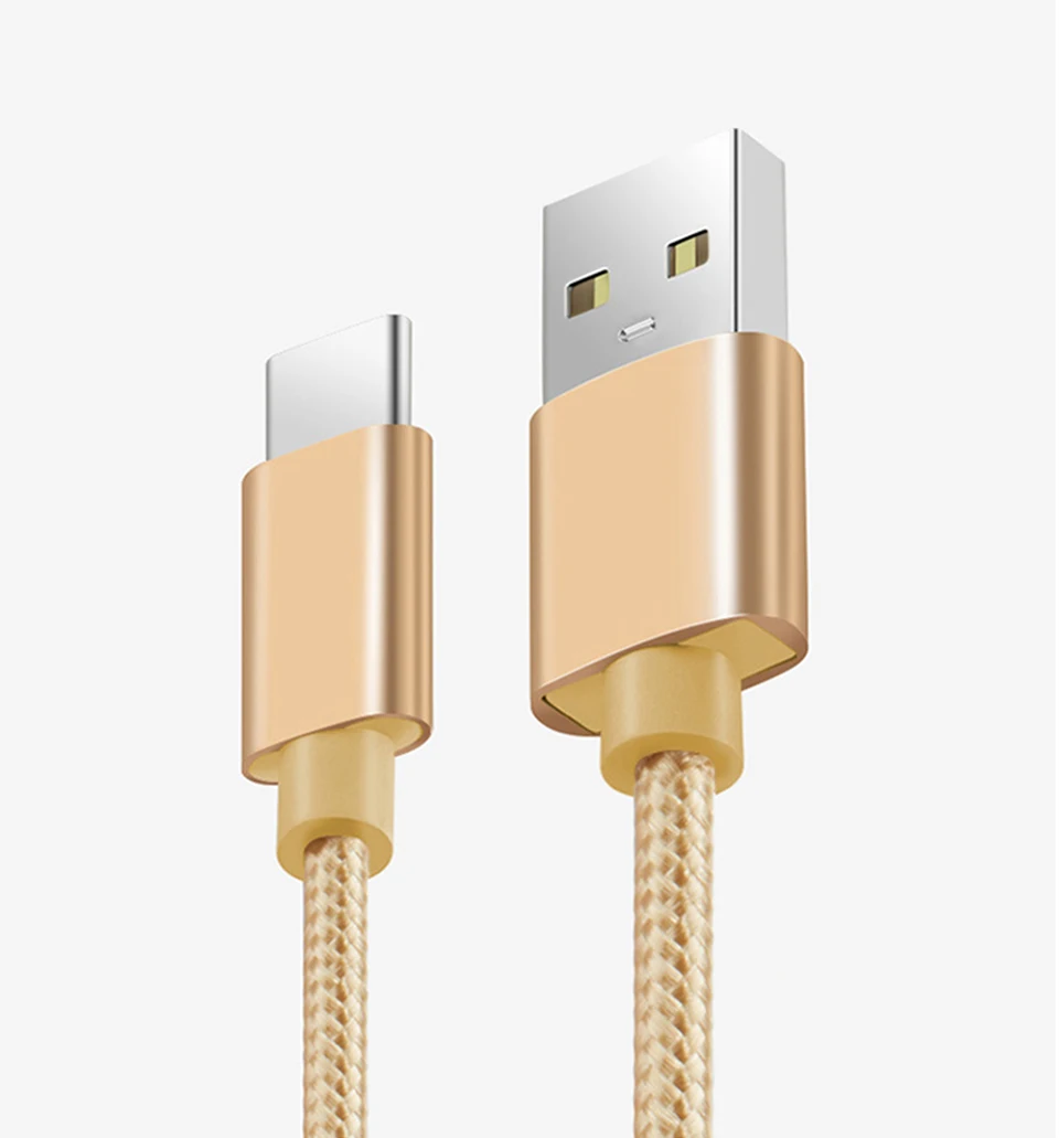 USB кабель с нейлоновой оплеткой для мобильного телефона, Micro usb type-C кабель для зарядки iPhone X 6 6s 7 8 ipad samsung 6 Кабели для зарядки