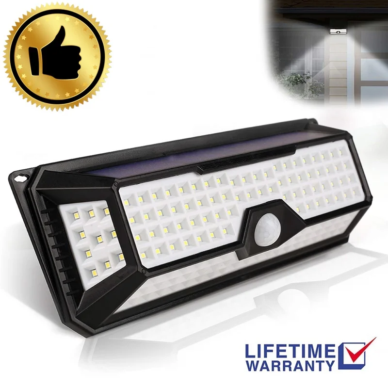 Emissor de Luz Solar ao ar Emissor de Luz para Exterior Sensor de Movimento Ip65 à Prova Novo Diodo Solar Jardim Luz Livre para Exterior Pir Lâmpada Lampada Dwaterproof Água 136 Led 3 diodo emissor de luz para exterior pir
