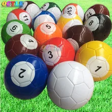 Free Shipping Giant Inflatable Snooker Soccer Ball in Snookball Game,Huge Billiards Ball(Air Pump+16 pcs Soccer Toy) Balls