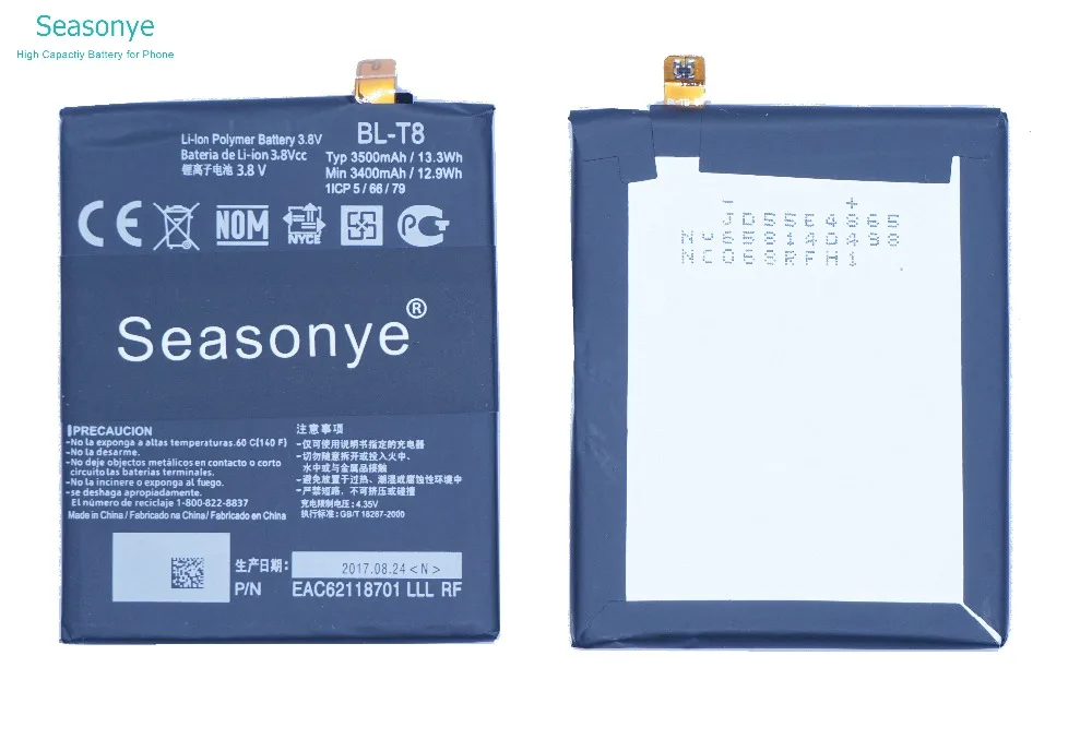 Seasonye 3400mAh / 12.9Wh BL-T8 BLT8 BL T8 Phone Replacement Battery For LG G Flex D950 D955 D958 D959 LS995 F340S | Мобильные