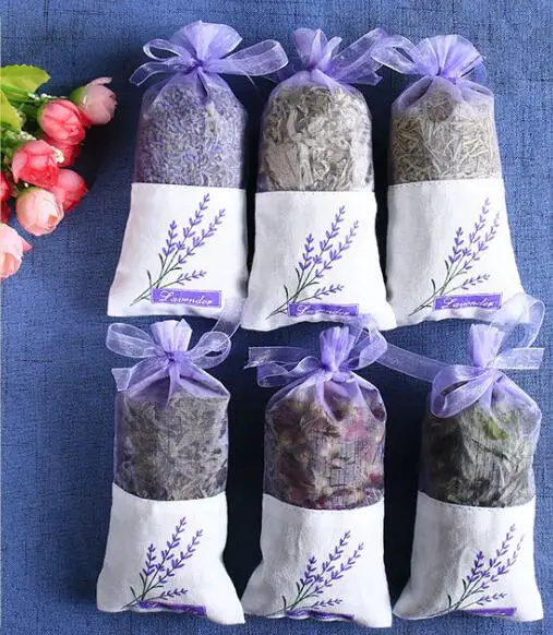6 цветов, натуральные Лавандовые бутоны, сушеное цветочное саше, ароматерапия, ароматерапия, ароматическое Обновление воздуха, Прямая поставка