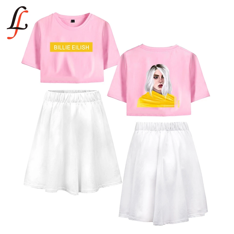 Женский пляжный комплект из 2 предметов Billie Eilish вечерние комплекты с платьем