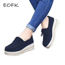 EOFK/ г., дизайнерские Демисезонные женские мокасины на плоской подошве, замшевая обувь с кисточками женские лоферы, женские мокасины на платформе без шнуровки