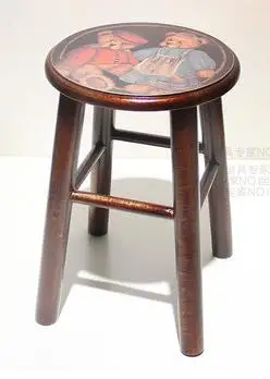 Сводный журнал для обеденного стула. 48. см. Стол из массивной древесины стула. Усиленный круглая скамейка