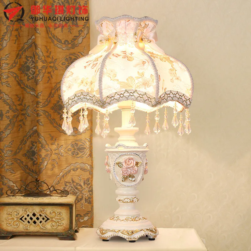

TUDA 2017 Table Lamp European Style Luxury Simple Princess Table Lamp Bedside Table Lamp for Bedroom