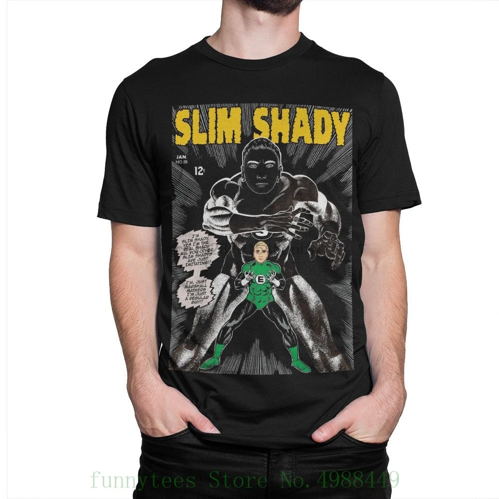 Футболка Eminem Slim Shady Comics для мужчин и женщин модный дизайн в стиле хип-хоп все