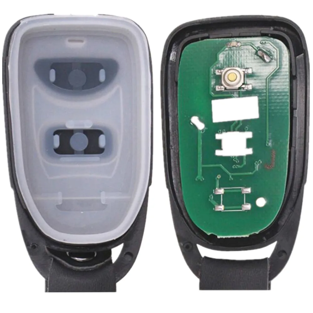 KEYECU 434 МГц FCC ID: SEKS 07TX Smart Keyless вход 2 кнопки дистанционный ключ брелок от машины для