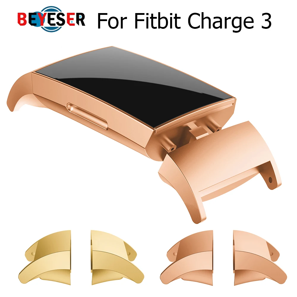 Hot Product Stainless Steel Connector Connect Watch Band Accessory For Fitbit Charge 3 fitness bracelet wearable devices