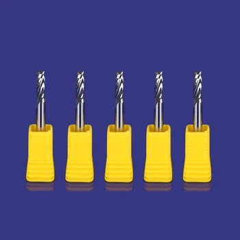 

5x Aluminum Single Flute CNC Router Cutting Bits Milling Cutter 3.175mm 12mm New