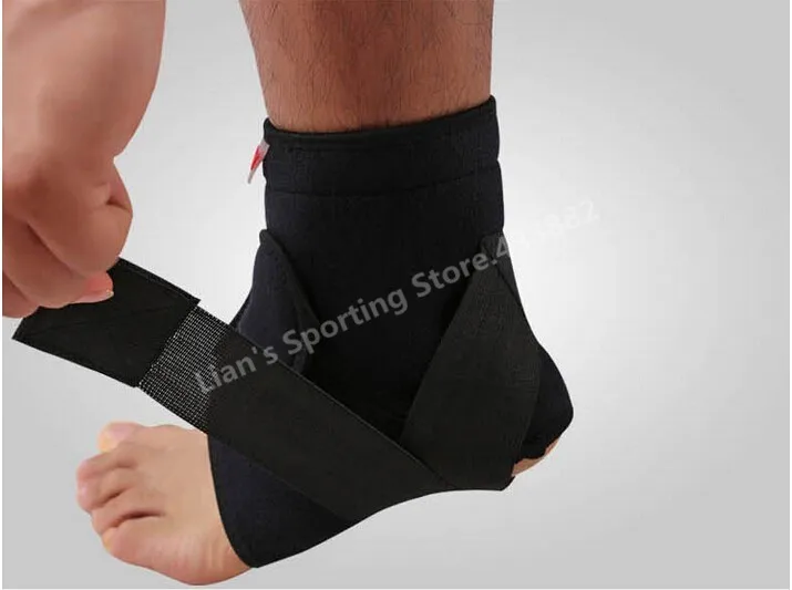 Альпинистская регулируемая поддержка лодыжки Скоба для баскетбола Спорт Уход за ногами защита лодыжки Бокс тайская LT096-1OLB