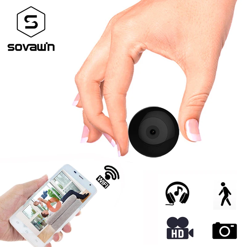 Мини камера Wi Fi IP с датчиком движения 720P мини HD ночным видением для iphone Android видео