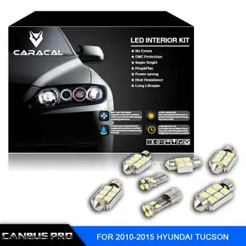 

10pcs Error Free Xenon White Premium LED Interior Light Kit for Hyundai Tucson 2010-2015 with Free Installation Tool