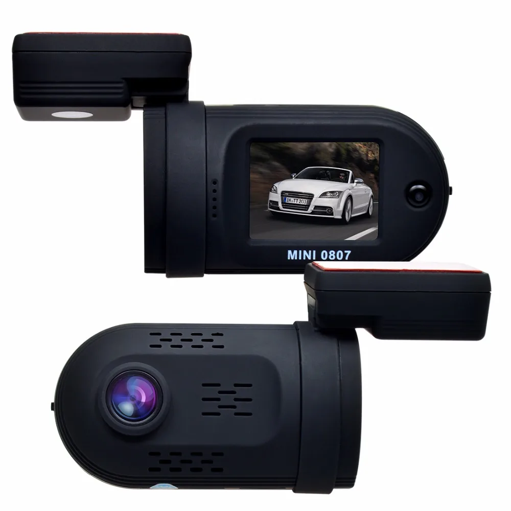 Mini 0807 HD 1080P GPS Car DVR DashCam Auto Video Registrator Recorder W Capacitor Dual Memory