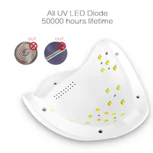 1 шт. sun5 36 Вт Сушилка для ногтей машина sunv 365+ 405nm белый свет УФ-лампы подходит для всех УФ LED Гели для ногтей Дизайн ногтей Инструменты
