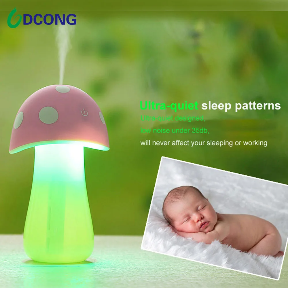 

DCONG Mini Umidificador Air Humidifier For Office Aroma Diffuser Crane Humidifier Kids Car Humidifier USB Aromatherapy