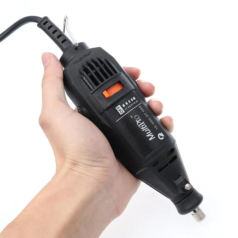 terning Beskæftiget stille 230v Dremel Mini Grinder Diy Electric Hand Drill Machine With Accessories  Variable Rotary Engrave Power Tools