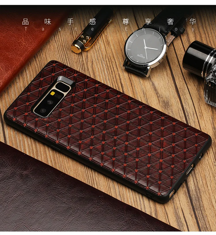 Ультратонкий чехол для телефона для samsung Galaxy S8 S8plus S9 S9plus Note 8 нескользящий деловой индивидуальный защитный чехол