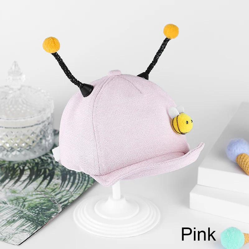 REAKIDS/Новая летняя симпатичная бейсболка детская шапочка детская бейсболка для мальчиков и девочек детская шапочка летняя бейсболка - Цвет: Pink1