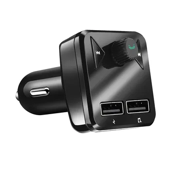 

Car Kit Handsfree Wireless Bluetooth FM Transmitter LCD MP3 Player USB 2.1A Hands Free Support TF Card/U Disk microphone inside